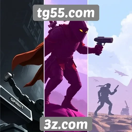 Comparativo de gráficos e design de jogos no site tg55.com